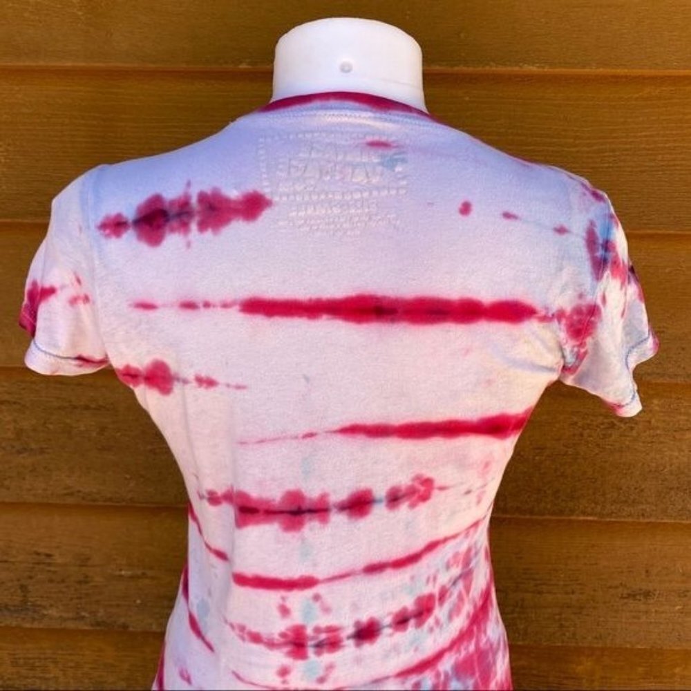 Vintage Vantage Haiti Much Love Custom Tie Dye Shirt Size S - Picture 9 of 11